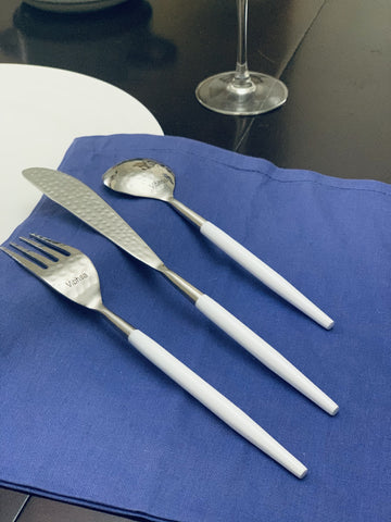 golden silverware flatware set