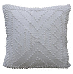Decorative 18"x18" Outdoor Pillow for couch  (White)