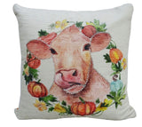 throw pillow for sofa printed & embroidered