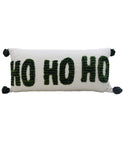 HoHoHo Christmas Pillow for Holidays, 32"x 14"