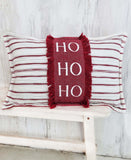 Christmas Throw Pillow- HoHoHo 14" x 24"