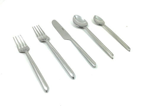 Flatware set of 20 Pieces Silver Design Unique Handle Stainless Steel
