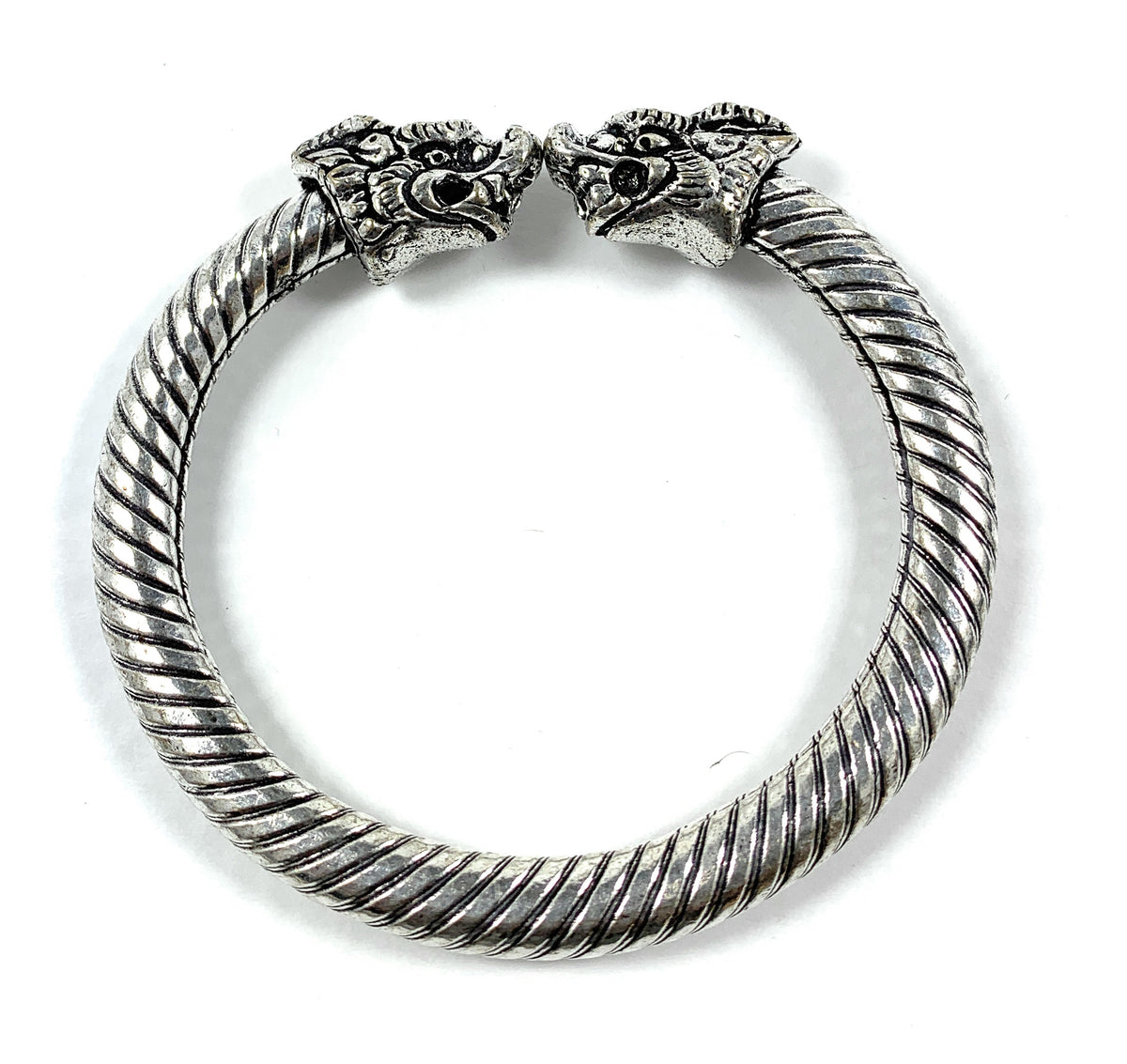 Vibhsa Antique Norse Viking Bracelet Dragon Heads
