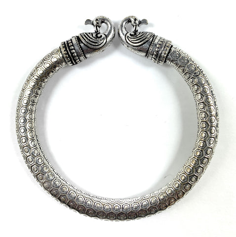 Antique Norse Peacock Head Viking Bracelet - Vibhsa