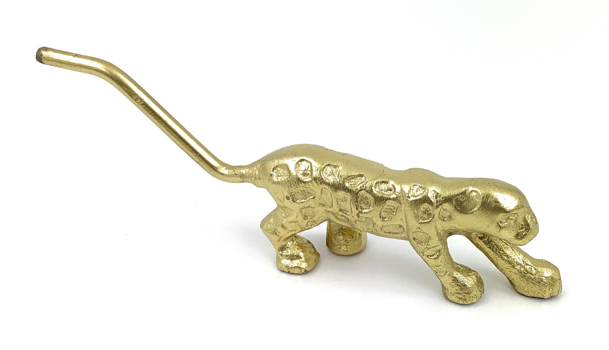 Vibhsa Handcrafted Cheetah Figurine (Gold)