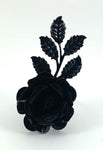 Vibhsa Black Rose Set of 4 Napkin Rings