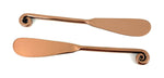 vibhsa copper jam knife, pate knife, butter  and cheese spreader set of 6