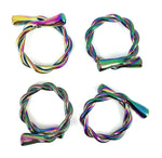 Vibhsa Rainbow Twist Set of 6 Napkin Rings 