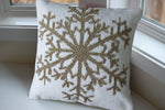 Chicos Home Inis Snowflake Decorative Cushion Cover - Vibhsa