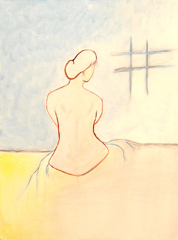 Lady In Spa Original Oil Painting