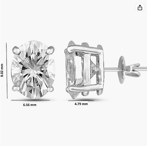 Forever brilliant 2025 moissanite earrings