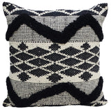 Decorative Tufted Chevron Pillow 20"x20" for Couch