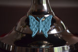 Cake Turquoise Stand with Turquoise Butterfly (10" Cake Holder) - Vibhsa