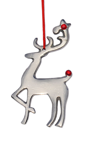 Reindeer Christmas Ornament set of 4