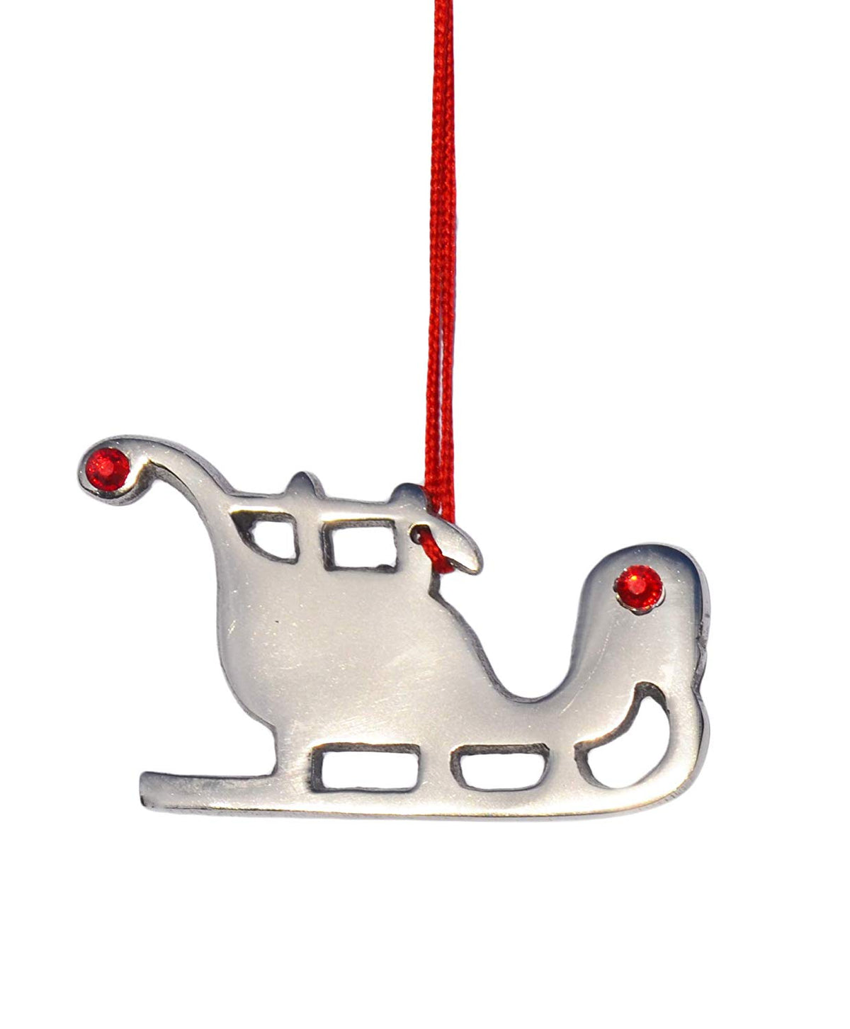 Vibhsa Sleigh Christmas Tree Ornament Decorations Set of 8