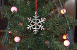 Snowflake Christmas Tree Ornament Decorations Set of 8 - Vibhsa